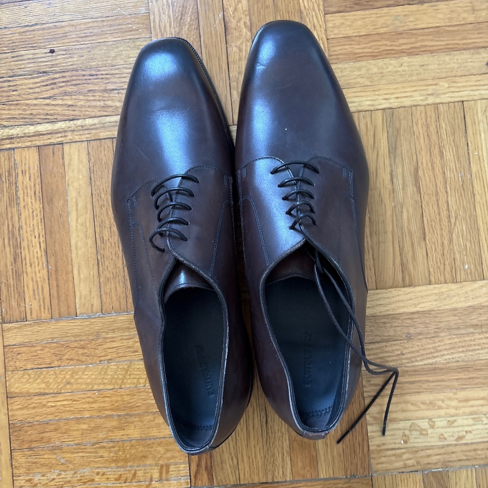 Suit Supply Dark Brown Oxford Shoes